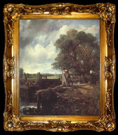 framed  John Constable The Lock (nn03), ta009-2